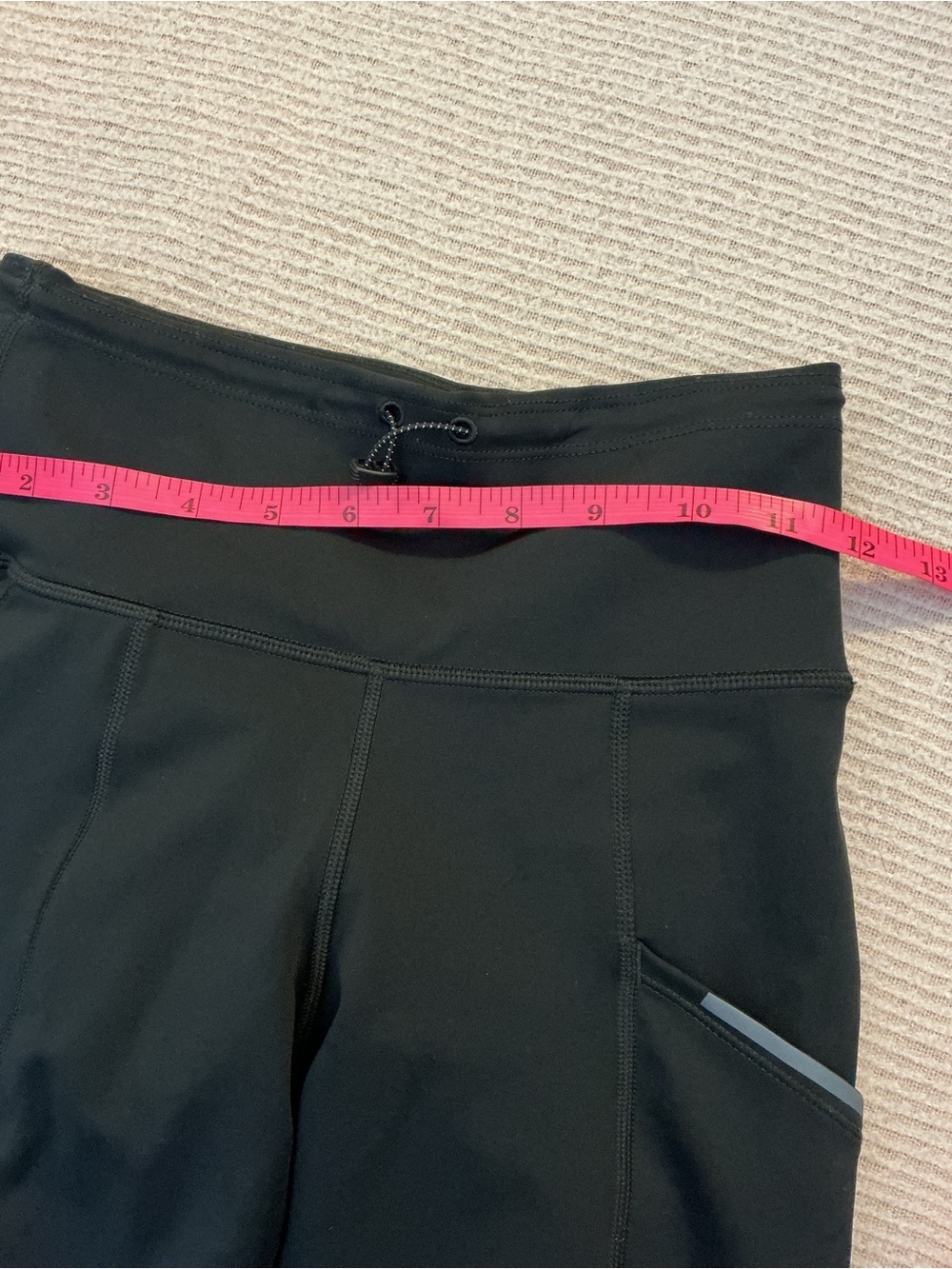 Nike Run Division Epic Luxe Running Leggings with Mauve Mesh Accents - Picture 8 of 8